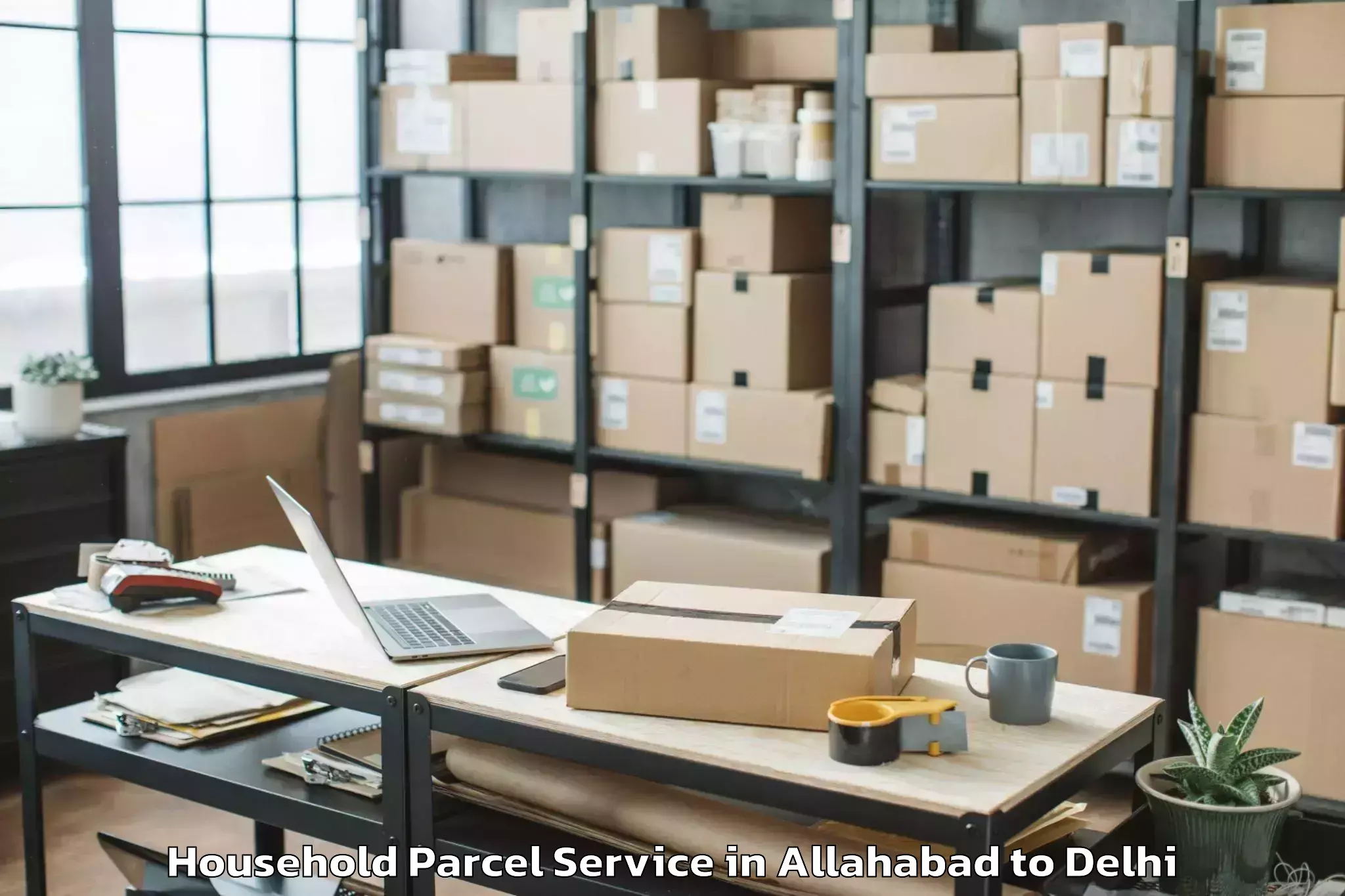 Book Your Allahabad to Vivek Vihar Household Parcel Today